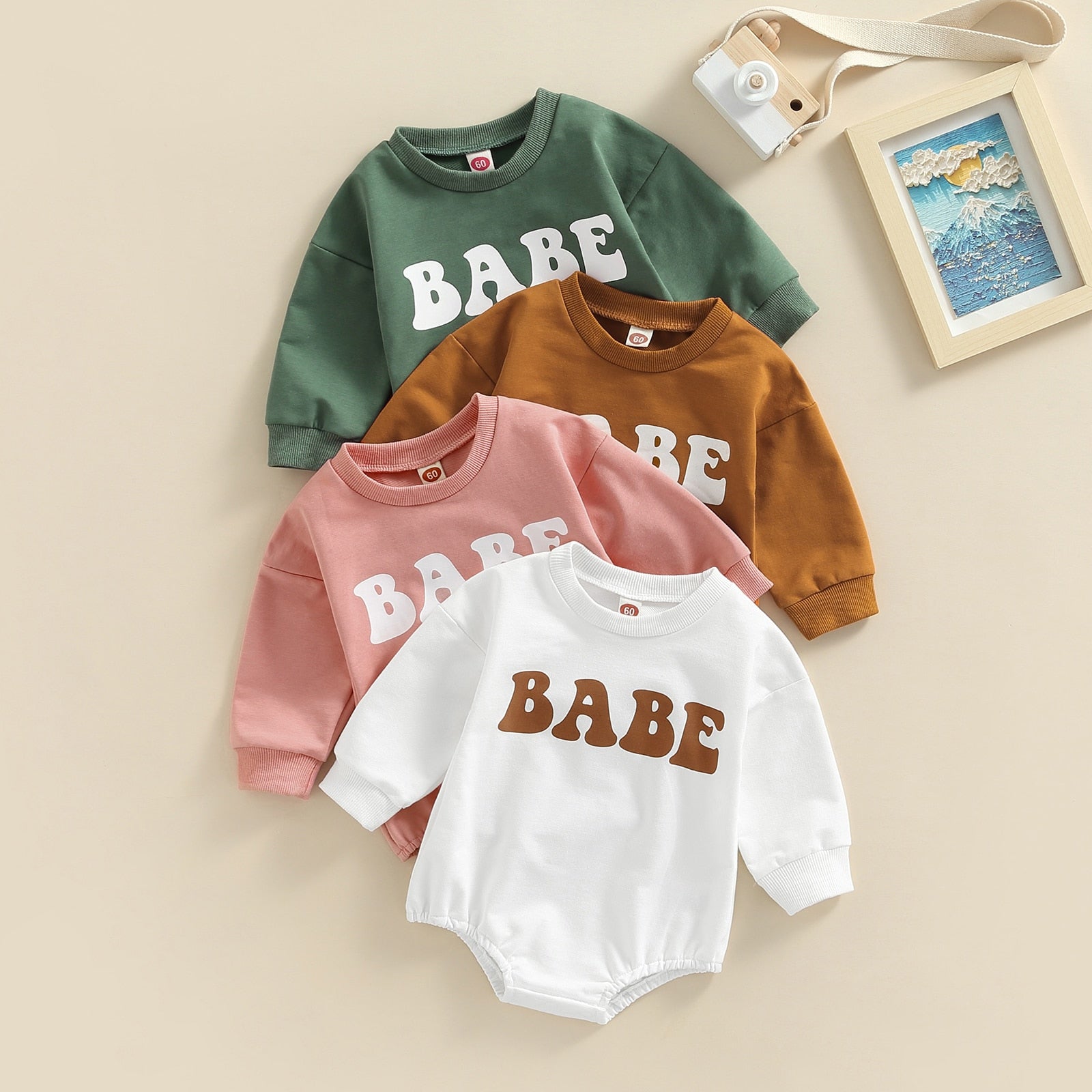 Clara Long Sleeve Bodysuits - Babbez