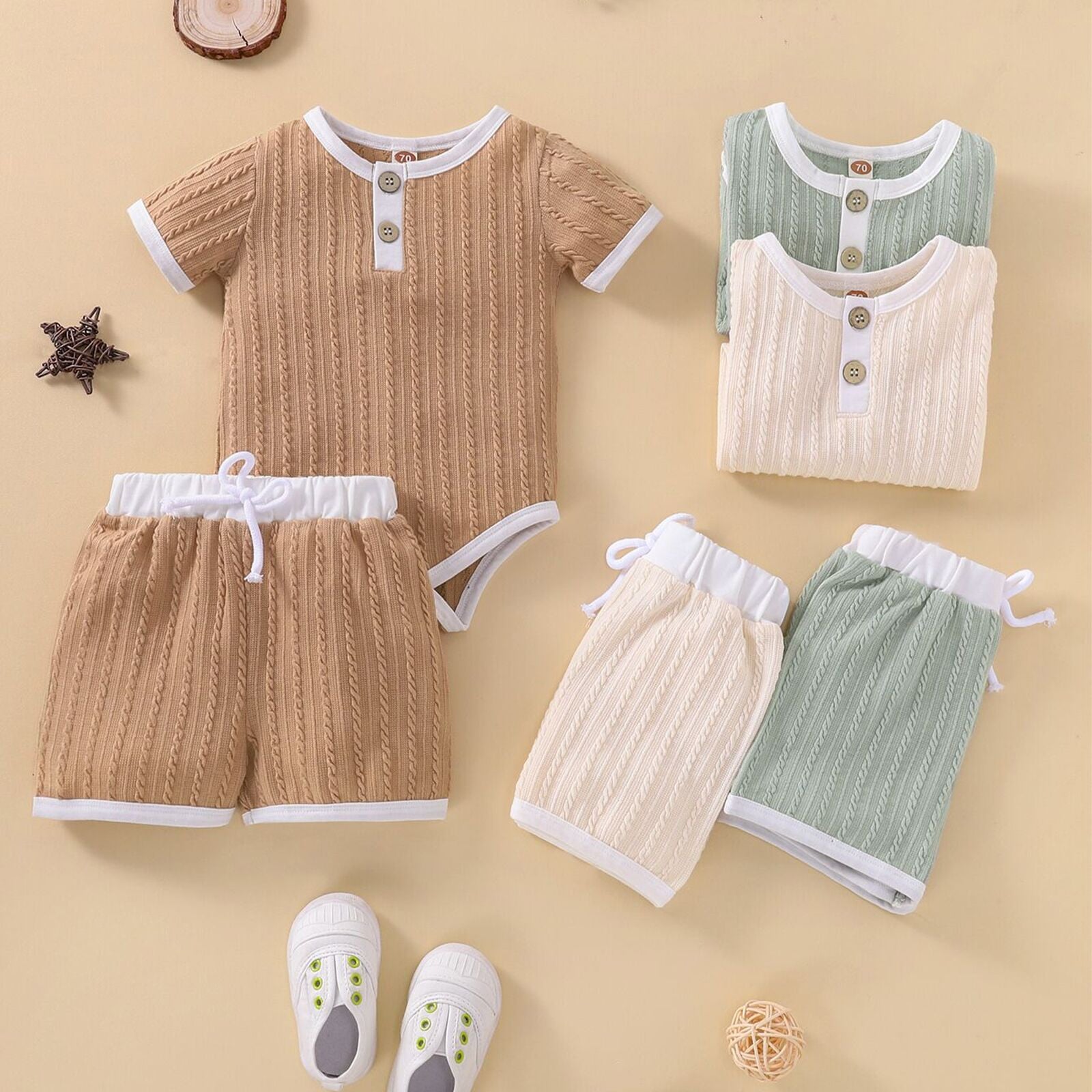 Stylish Summer Outfit for Newborn Baby Boys