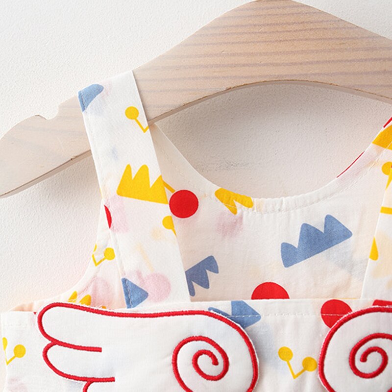 Summer Sweet Wings Party Dresses for Baby Girls