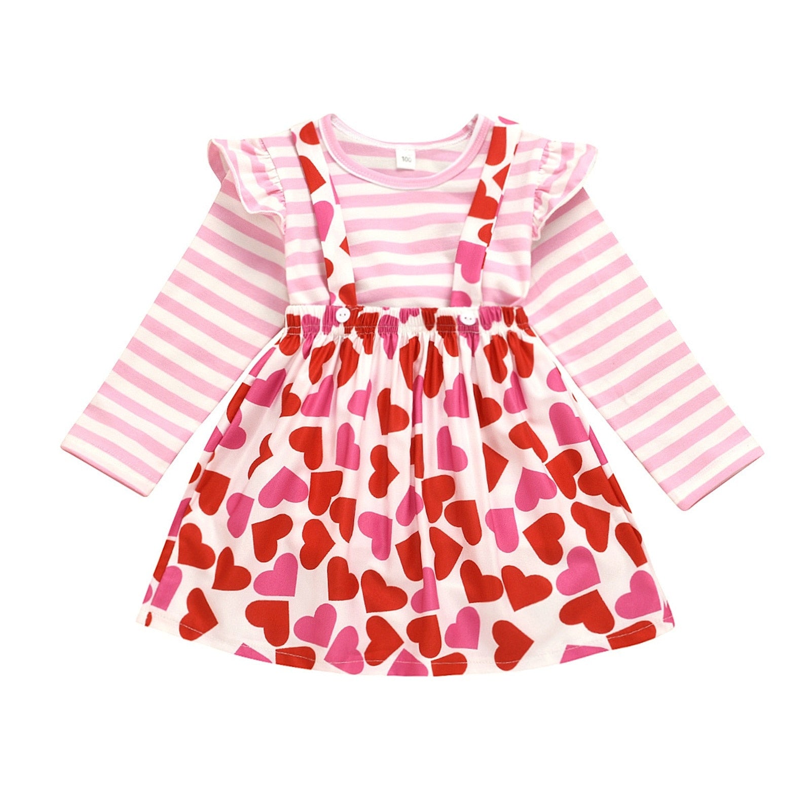 Adorable Toddler Girls Valentine's Day Clothes Sets