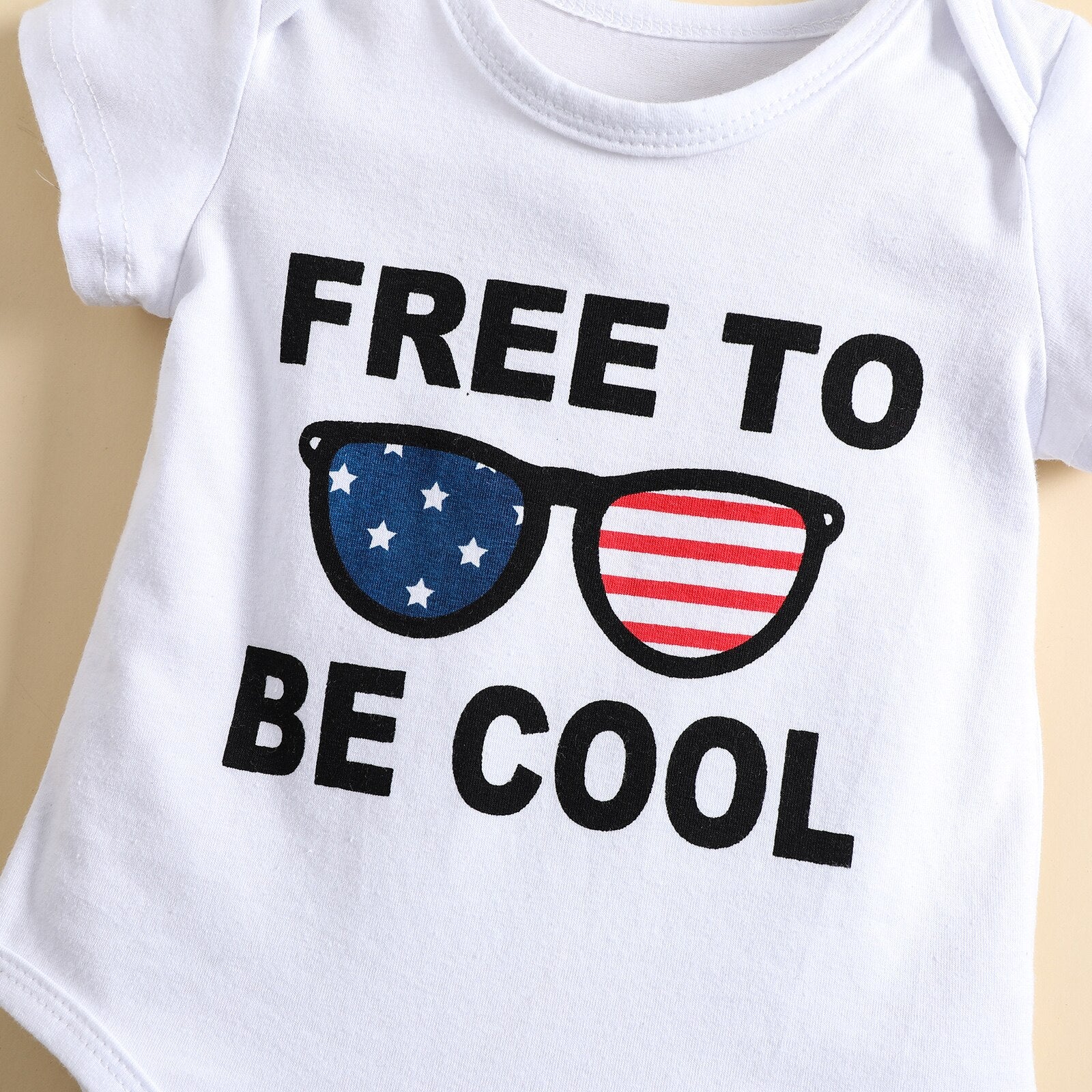 Fashionable 4th of July Outfit Set for Newborn Baby Boys