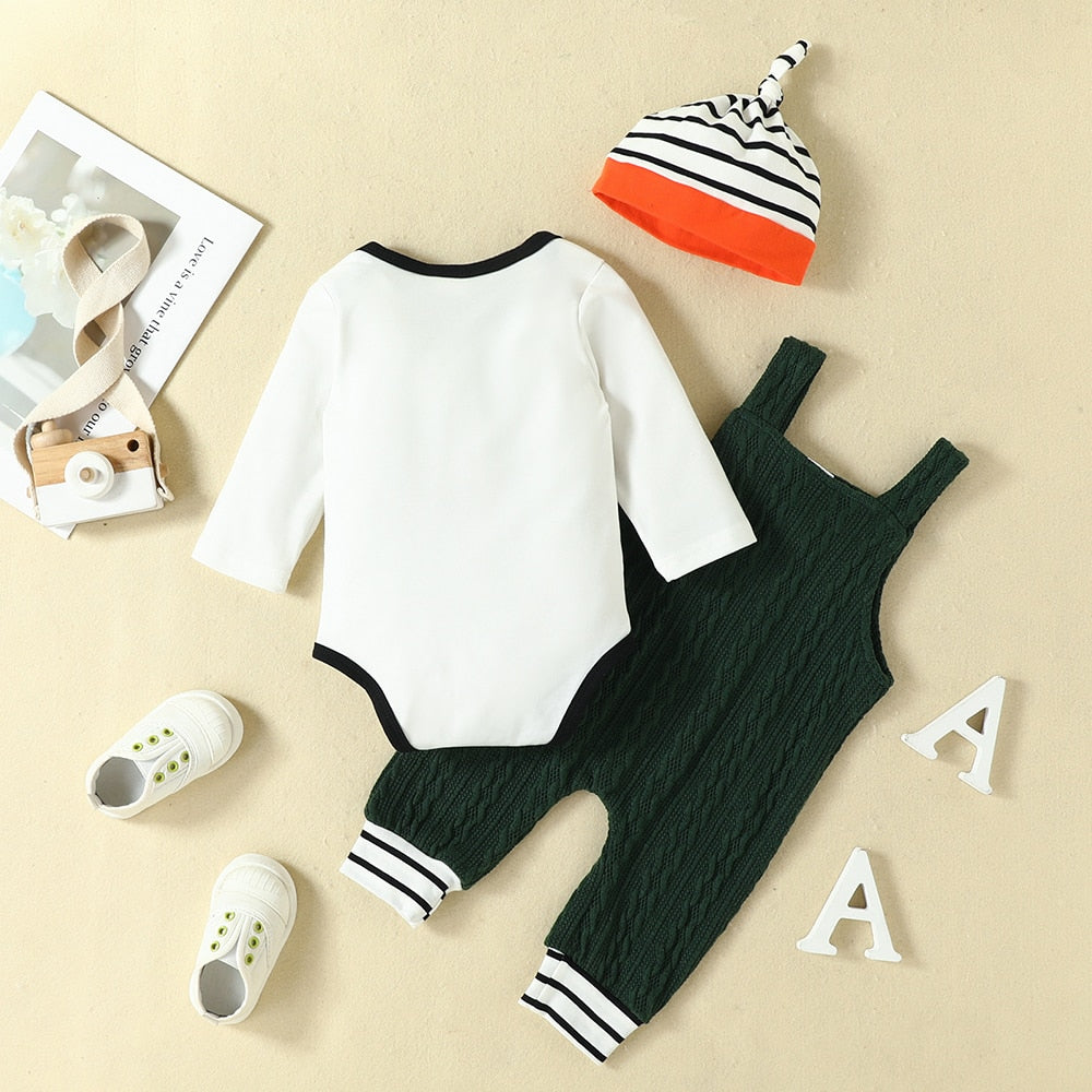 Stylish and Comfortable 3-Piece Outfit Set for Baby Boys