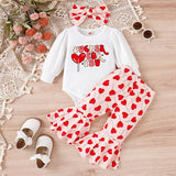 Adorable Valentines Day Outfit for Infant Baby Girls