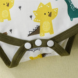 Keep Your Little One Cozy with 3Pcs Baby Clothes Fleece Jacket + Animals Bodysuit + Pants Set