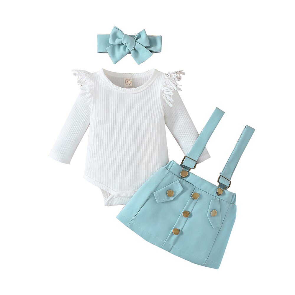 Stylish and Adorable Baby Girl Clothes Set - Perfect for Spring and Autumn