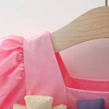 Adorable Summer Baby Girl Puff Sleeve Party Dress