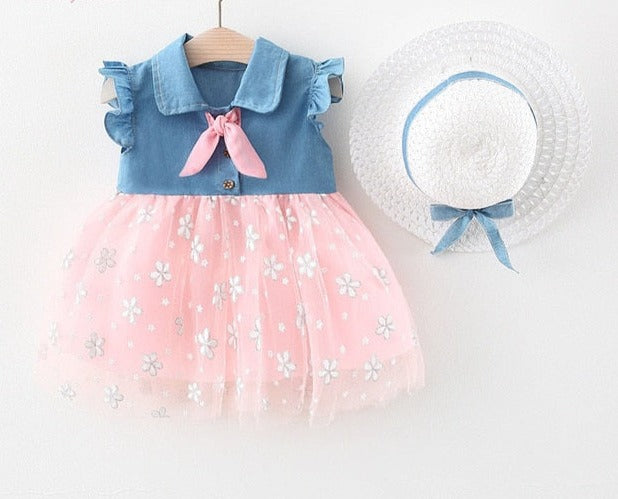 Baby Girl Fashion Mesh Princess Dress - BabbeZz