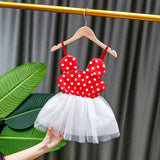 Baby Girl Polka Dot Birthday Party Princess Dresses - Babbez