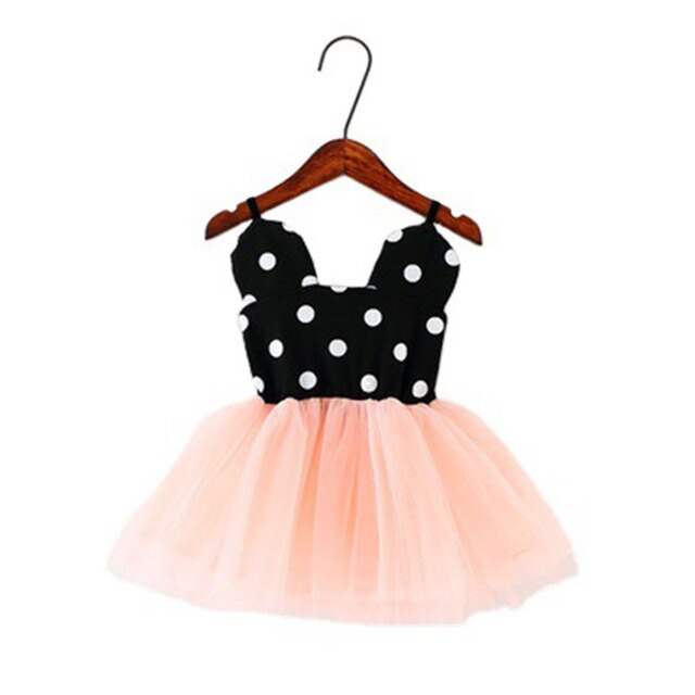 Baby Girl Polka Dot Birthday Party Princess Dresses - BabbeZz