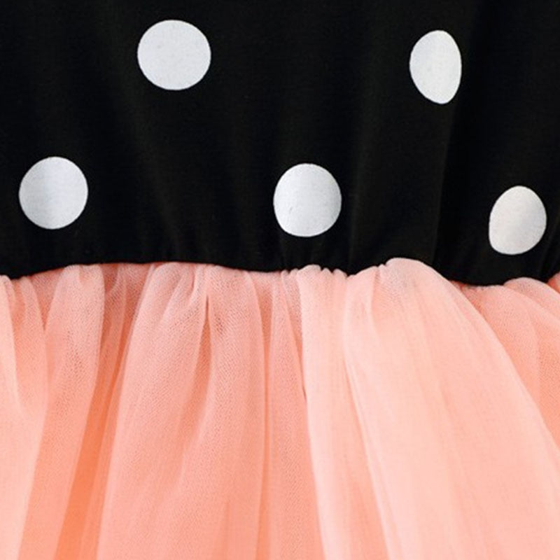 Baby Girl Polka Dot Birthday Party Princess Dresses - Babbez