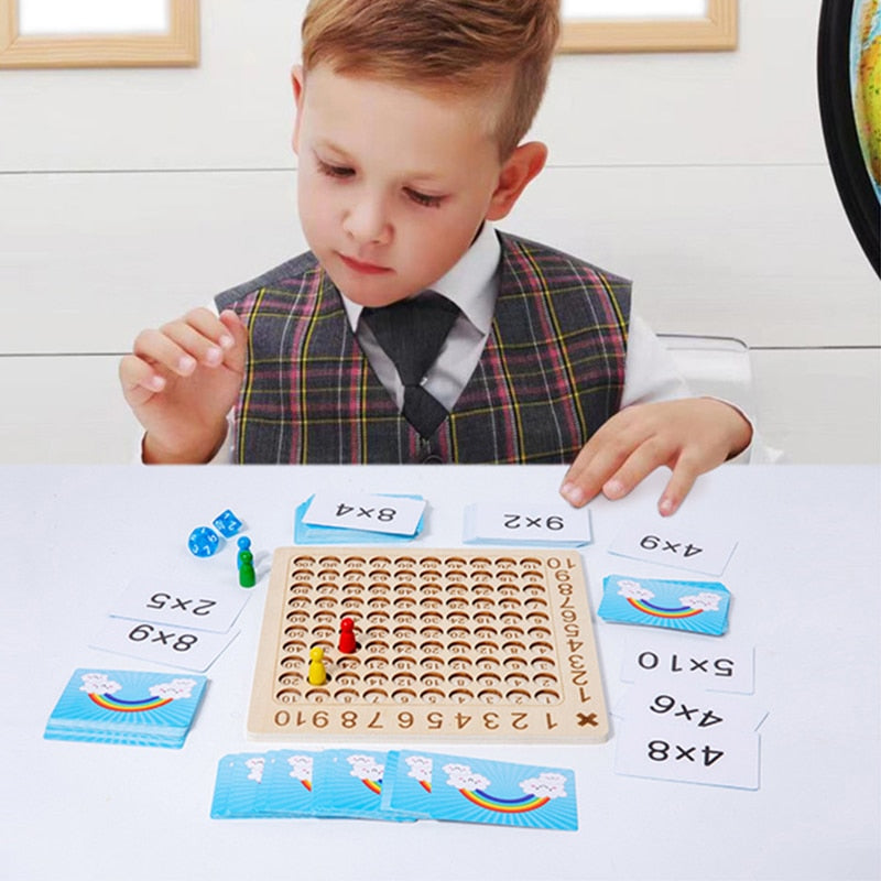 Multiplication Board Game Educational Toys - BabbeZz