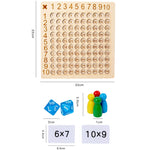 Multiplication Board Game Educational Toys - Babbez