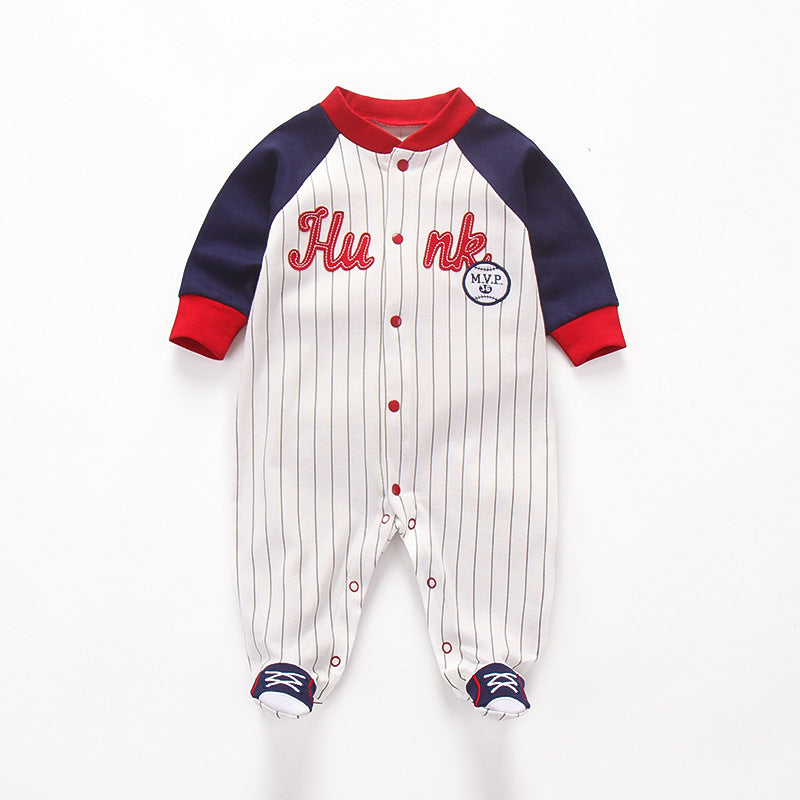 Unisex Long Sleeve Romper - Versatile and Comfortable Baby Clothing |
