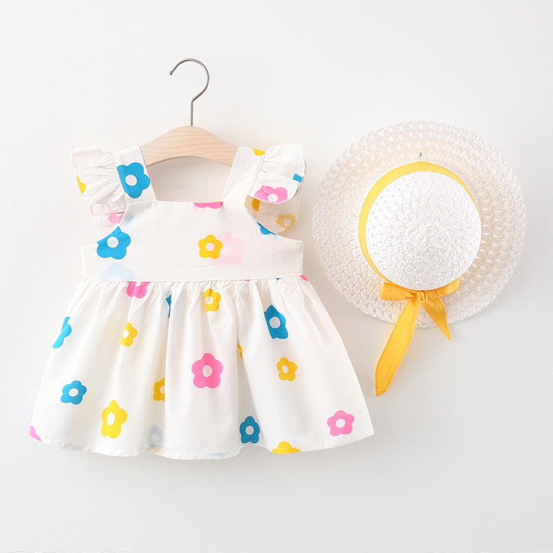 Summer Style Sleeveless Princess Dress for Little Girls - Perfect for