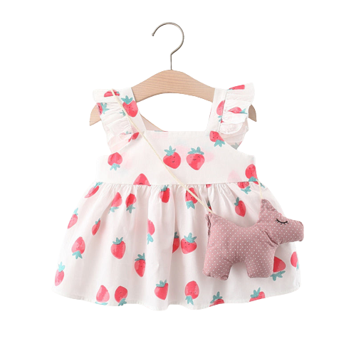 Adorable Sleeveless Summer Dress for Girls - Perfect for Playtime