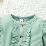 Adorable Spring and Autumn Baby Cute Mesh Skirt with Pit Strip Long Sl