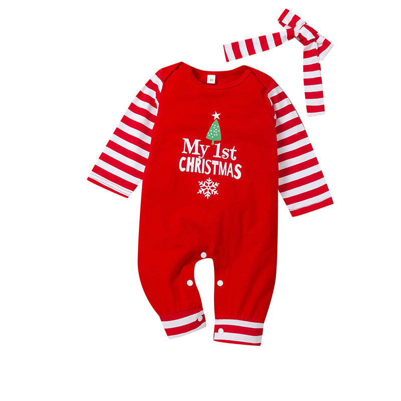 Get Your Little One Ready for the Festive Season with Cross Border Autumn and Winter Christmas Baby Jumpsuit