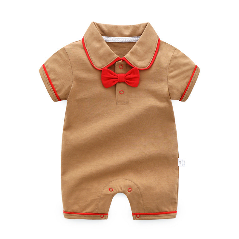 Comfortable and Stylish Baby Jumpsuit with Short Sleeves