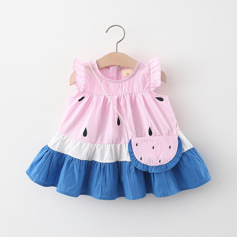 Charm and Elegance: Our Suspender Vest Princess Dress for Your Little Angel