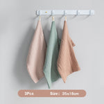 3/5Pcs Baby Square Towel Feeding - Babbez