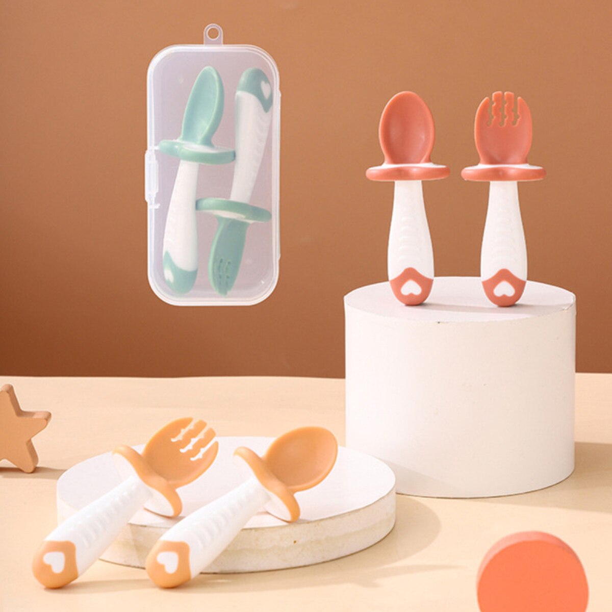 Baby 2Pcs/Set Feeding Tableware - Babbez