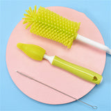 Baby Rubber Bottle Brush 3-Piece Set - Babbez