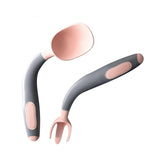 2Pcs Eat Auxiliary Training Tableware - Babbez